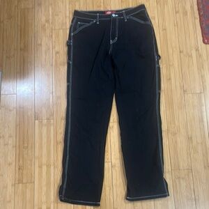 Dickies Women's Cargo Jeans in black sz 7/28